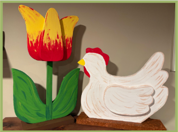 Flower and Chicken